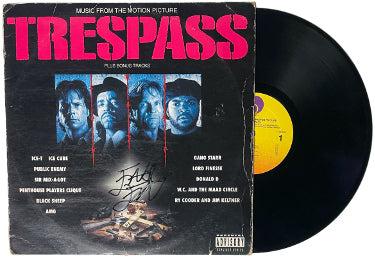 Fat Joe Autographed 1992 Motion Picture Trespass Album/LP ?Çô JSA #JJ96513 (Rap/Hip Hop)-Powers Sports Memorabilia