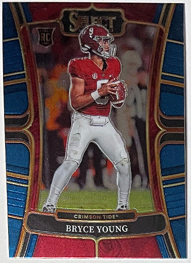 Bryce Young 2023 Panini Select Draft Picks Rookie Card (RC) #1 (Alabama/Panthers)-Powers Sports Memorabilia