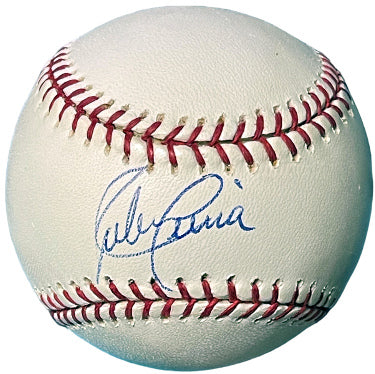 Ruben Sierra Autographed Official Rawlings Major League Baseball- COA (Rangers/A's)-Powers Sports Memorabilia