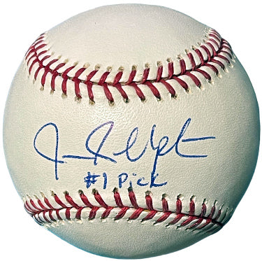 Justin Upton Autographed Official Rawlings Major League Baseball #1 Pick- COA (Arizona Diamondbacks)-Powers Sports Memorabilia