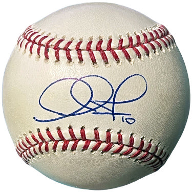 Adam Jones Autographed Official Rawlings Major League Baseball #10- COA (Mariners/Orioles)-Powers Sports Memorabilia