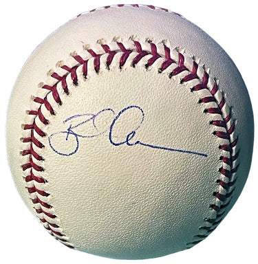 Brad Ausmus Autographed Official Rawlings Major League Baseball- COA (Brewers/Tigers/Rangers/side panel sig)-Powers Sports Memorabilia