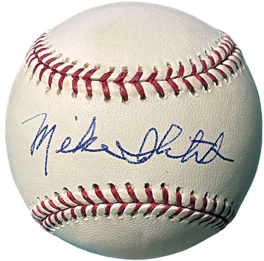 Mike Ilitch Autographed Official Rawlings Major League Baseball- Beckett Review (Tigers-Red Wings Owner/Little Caesars)-Powers Sports Memorabilia