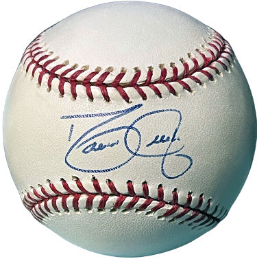 Dave/David Justice Autographed Official Rawlings Major League Baseball- COA (Braves/Yankees)-Powers Sports Memorabilia