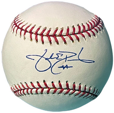 Jake Peavy Autographed Official Rawlings Major League Baseball #44- COA (White Sox/Red Sox/Padres/NL CY/2 X WSC/3X AS)-Powers Sports Memorabilia