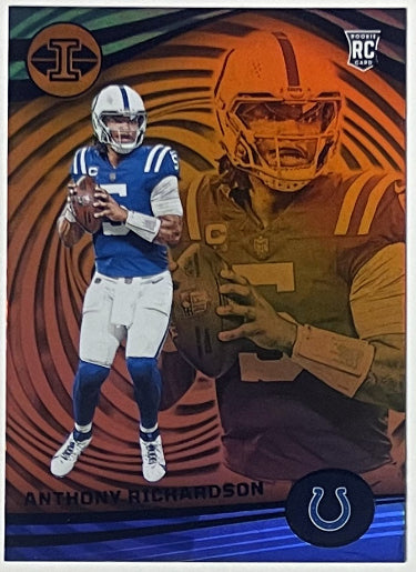 Anthony Richardson 2023 Panini Illusions Orange Rookie Card (RC) #46 (Indianapolis Colts)-Powers Sports Memorabilia
