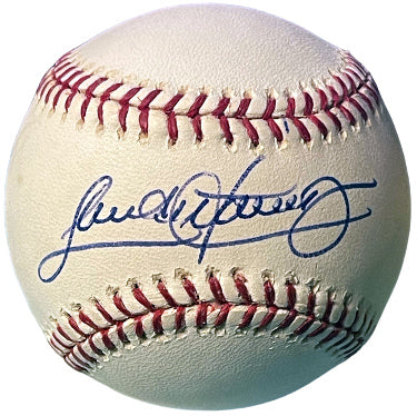 Sandy Alomar, Jr. Autographed Official Rawlings Major League Baseball- COA (Cleveland Indians/6X AS)-Powers Sports Memorabilia