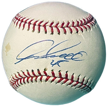 Ian Snell Autographed Official Rawlings Major League Baseball #45 tone spots- COA (Pirates/Mariners)-Powers Sports Memorabilia