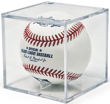 Baseball 1-Ball ACRYLIC Display Case Holder/Cube - NEW (Grandstand)-Powers Sports Memorabilia