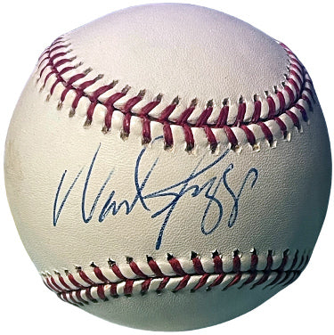 Wade Boggs Autographed Official Rawlings Major League Baseball minor tone spots- COA (Red Sox/Yankees/HOF/12XAS/96WSC)-Powers Sports Memorabilia