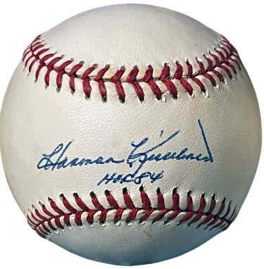 Harmon Killebrew Autographed Official Rawlings Major League Baseball HOF 84- COA (Twins/13XAS/69ALMVP) - CTBL_039525-Powers Sports Memorabilia