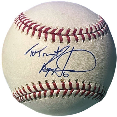 Ryan Howard Autographed Official Rawlings Major League Baseball To Trent- COA (Phillies/ROY/NLMVP/WSC/3XAS)-Powers Sports Memorabilia