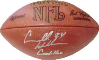 Carnell Williams Autographed Official NFL Tagliabue Football "Cadillac" (Tampa Bay Buccaneers)-Powers Sports Memorabilia