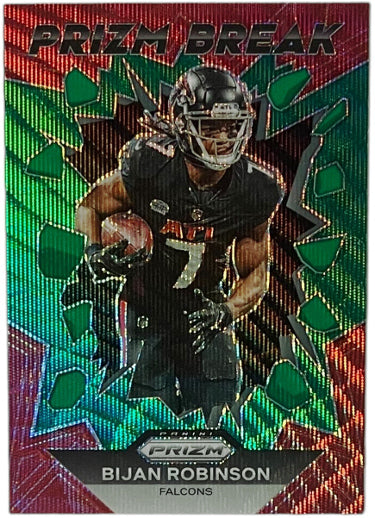 Bijan Robinson 2023 Panini Prizm Break Rookie Card (RC) #PB-8 (Atlanta Falcons)-Powers Sports Memorabilia