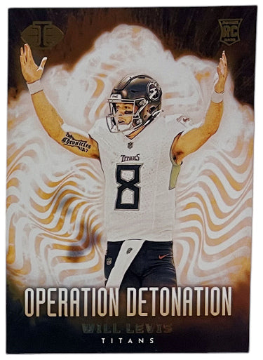Will Levis 2023 Panini Illusions Operation Detonation Rookie Card (RC) #24 (Tennessee Titans)-Powers Sports Memorabilia
