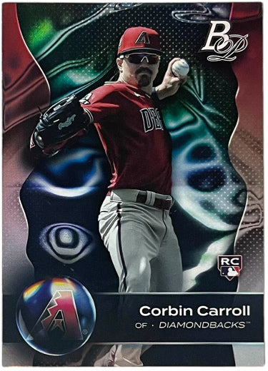 Corbin Carroll 2023 Bowman Platinum Rookie Card (RC) #31 (Arizona Diamondbacks)-Powers Sports Memorabilia