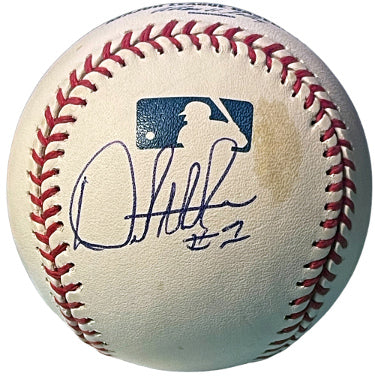 Orlando Hudson Autographed Official Rawlings Major League Baseball #1 tone spots- COA (Blue Jays/Padres/2XAS/GG)-Powers Sports Memorabilia