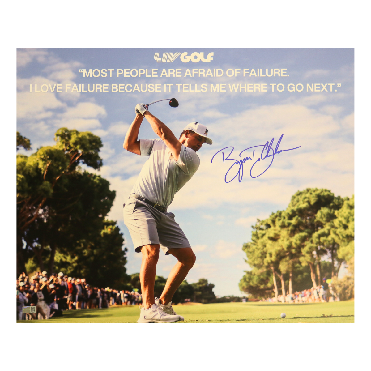 Bryson DeChambeau Golf Signed 16x20 Photo-Powers Sports Memorabilia
