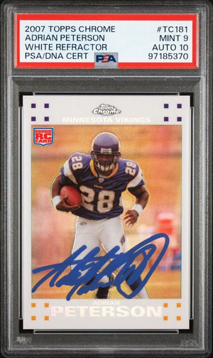 Adrian Peterson Autograph Signing-Powers Sports Memorabilia