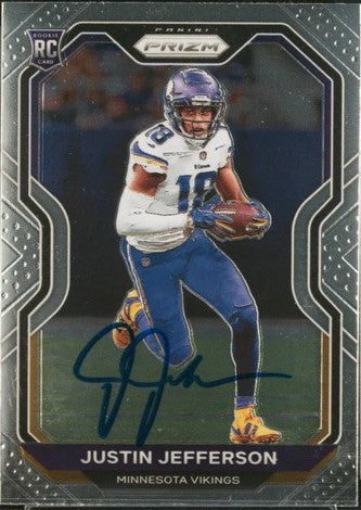 Justin Jefferson Autograph Signing - Rookie Card-Powers Sports Memorabilia