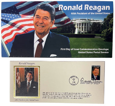 2005 Ronald Reagan 40th President First Day of Issue/Cover Commemorative Envelope USPS, FDC, .37 Stamp NEW - CTBL_040017-Powers Sports Memorabilia