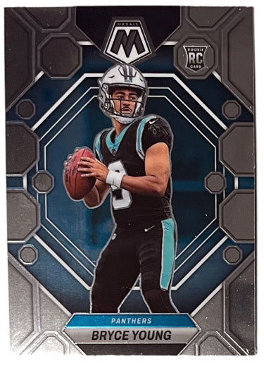 Bryce Young 2023 Panini Mosaic Rookie Card (RC) #290 (Carolina Panthers)-Powers Sports Memorabilia
