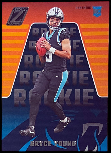 Bryce Young 2023 Panini Zenith Rookie Card (RC) #110 (Carolina Panthers)-Powers Sports Memorabilia