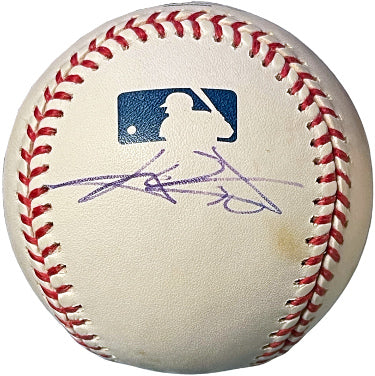 CJ/C.J. Wilson Autographed Official Rawlings Major League Baseball tone spots- COA (Rangers/Angels/2X AS)-Powers Sports Memorabilia