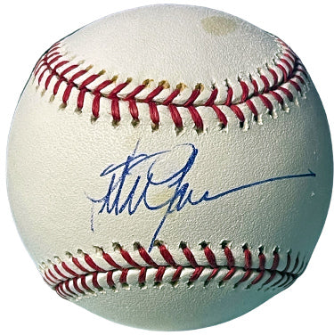 Peter Gammons Autographed Official Rawlings Major League Baseball tone spots- COA (TV Analyst/ESPN) - CTBL_040064-Powers Sports Memorabilia