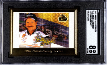 Dale Earnhardt 2003 Press Pass Stealth 10th Ann. Gold Card #TA86- /250- SGC Graded 8 NM-MT-Powers Sports Memorabilia