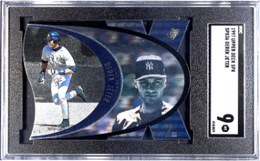 Derek Jeter 1997 Upper Deck SPx Card #SPX36- SGC Graded 9 Mint (New York Yankees/HOF)-Powers Sports Memorabilia