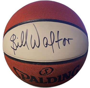 Bill Walton Autographed NBA Spalding White Panel Basketball- JSA Witnessed #WIT767671 (HOF/Celtics/Trail Blazers/Clippers)-Powers Sports Memorabilia