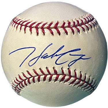 Hank Conger Autographed Official Rawlings Major League Baseball toned- COA (Angels/Twins)-Powers Sports Memorabilia