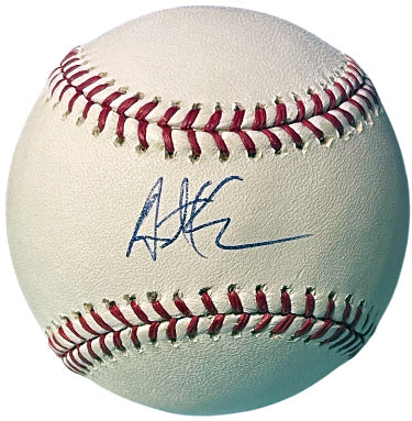 Austin Kearns Autographed Official Rawlings Major League Baseball tone spots- COA (Reds/Nationals/Marlins)-Powers Sports Memorabilia