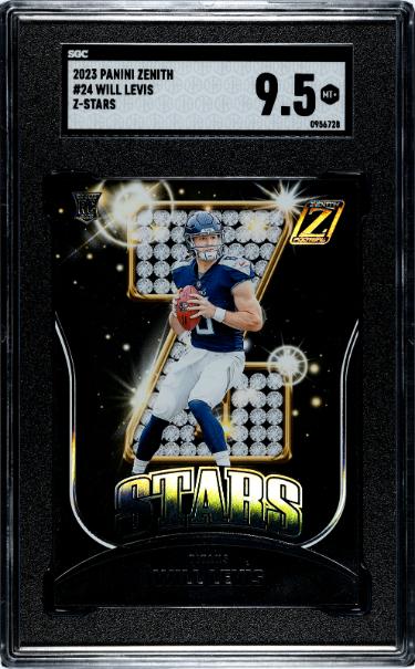 Will Levis 2023 Panini Zenith Z-Stars Rookie Card (RC) #24- SGC Graded 9.5 Mint+ (Tennessee Titans)-Powers Sports Memorabilia