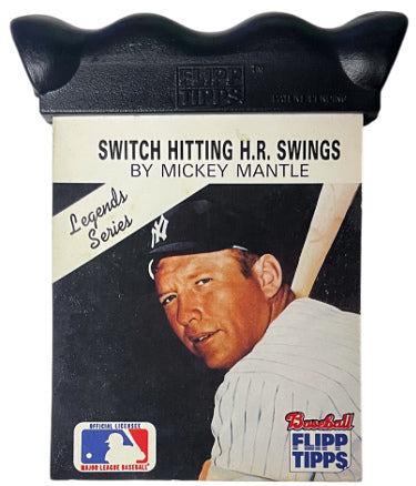1989 Flipp Tipps Mickey Mantle HOF Legends Series Switch Hitting H.R. Swings Photo Book-Unused-Powers Sports Memorabilia