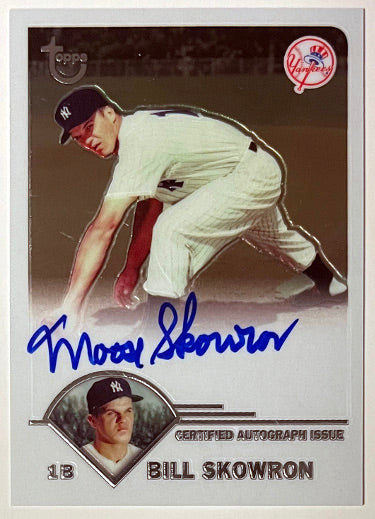 Bill "Moose" Skowron Autographed 2003 Topps Certified On Card Auto #TA-BS (New York Yankees)-Powers Sports Memorabilia