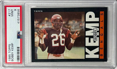 Bobby Kemp 1985 Topps Card #217- PSA Graded 9 Mint (Cincinnati Bengals)-Powers Sports Memorabilia