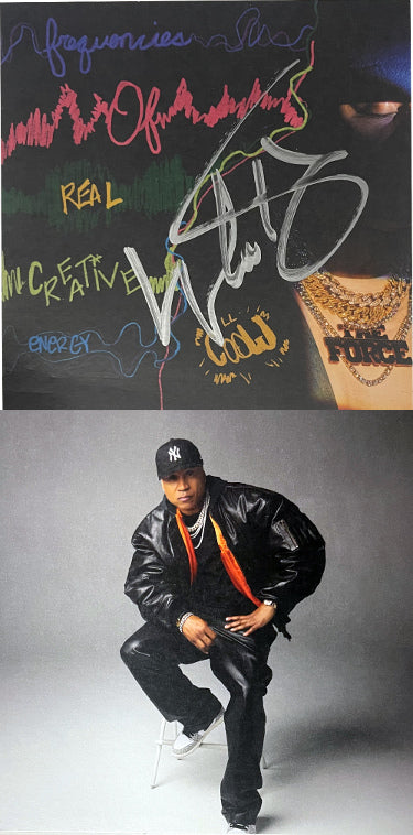 LL Cool J Autographed 2023-24 The Force Autographed 5?ǥx5?ǥ Art Insert CD Card (No CD) imperfect- COA-Powers Sports Memorabilia