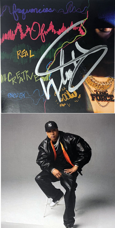 LL Cool J Autographed 2023-24 The Force Autographed 5?ǥx5?ǥ Art Insert CD Card (No CD) imperfect- COA - CTBL_040421-Powers Sports Memorabilia
