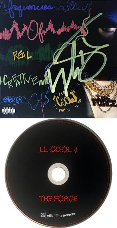 LL Cool J Autographed 2023-24 The Force CD Album Cover Booklet w/ CD & Case?Çô COA (Hip-Hop Legend) - CTBL_040463-Powers Sports Memorabilia