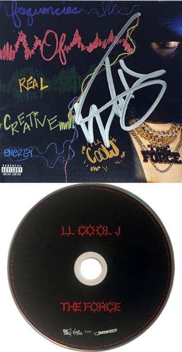 LL Cool J Autographed 2023-24 The Force CD Album Cover Booklet w/ CD & Case?Çô COA (Hip-Hop Legend) - CTBL_040465-Powers Sports Memorabilia