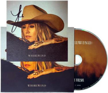 Lainey Wilson Autographed 2024 Whirlwind 4.75"x4.75" Art Card, CD/Booklet/Cover- COA- NEW (Country Music/CM/Broken Bow Records)-Powers Sports Memorabilia
