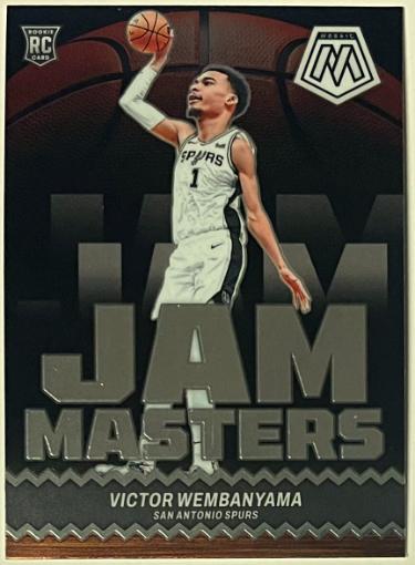 Victor Wembanyama 2023-24 Mosaic Jam Masters Rookie Card (RC) #3 (San Antonio Spurs)-Powers Sports Memorabilia