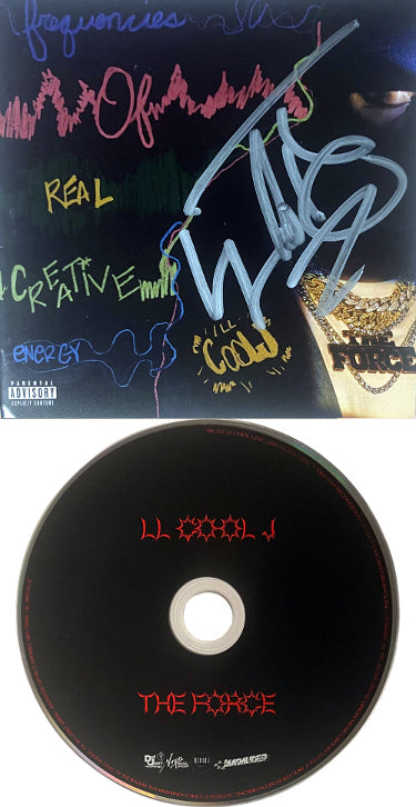 LL Cool J Autographed 2023-24 The Force CD Album Cover Booklet w/ CD & Case?Çô COA (Hip-Hop Legend) - CTBL_040530-Powers Sports Memorabilia