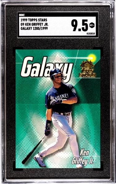 Ken Griffey, Jr. 1999 Topps Stars Galaxy Card #G9- /1999- SGC Graded 9.5 MT+ (Mariners/HOF)-Powers Sports Memorabilia