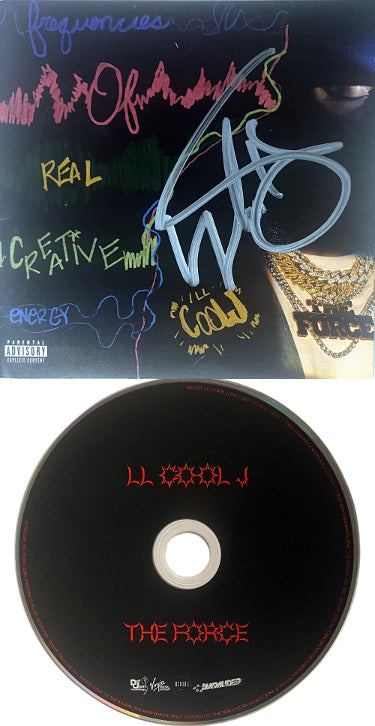 LL Cool J Autographed 2023-24 The Force CD Album Cover Booklet w/ CD & Case?Çô COA (Hip-Hop Legend) - CTBL_040597-Powers Sports Memorabilia