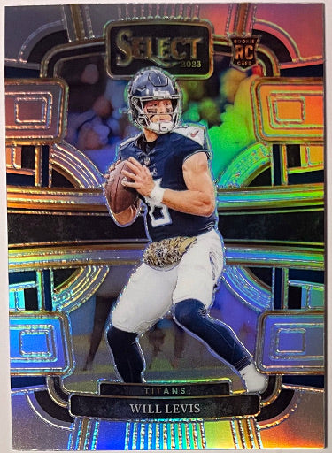 Will Levis 2023 Panini Select Prizm Concourse Rookie Card (RC) #96 (Tennessee Titans)-Powers Sports Memorabilia