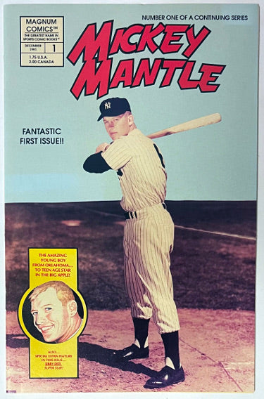 1991 Mickey Mantle No 1 Magnum Comics ?Çô(NEW/FIRST ISSUE/New York Yankees)-Powers Sports Memorabilia