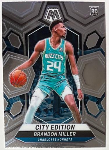 Brandon Miller 2023-24 Panini Mosaic City Edition Rookie Card (RC) #277 (Charlotte Hornets/Alabama)-Powers Sports Memorabilia